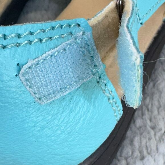 Dr. Scholl's Breezeway Leather Sandals Women 7.5 W Adjustable Strap Comfy - Picture 4 of 12